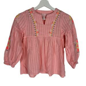 Cat & Jack Embroidered Long Sleeve Top size 6 / 6X